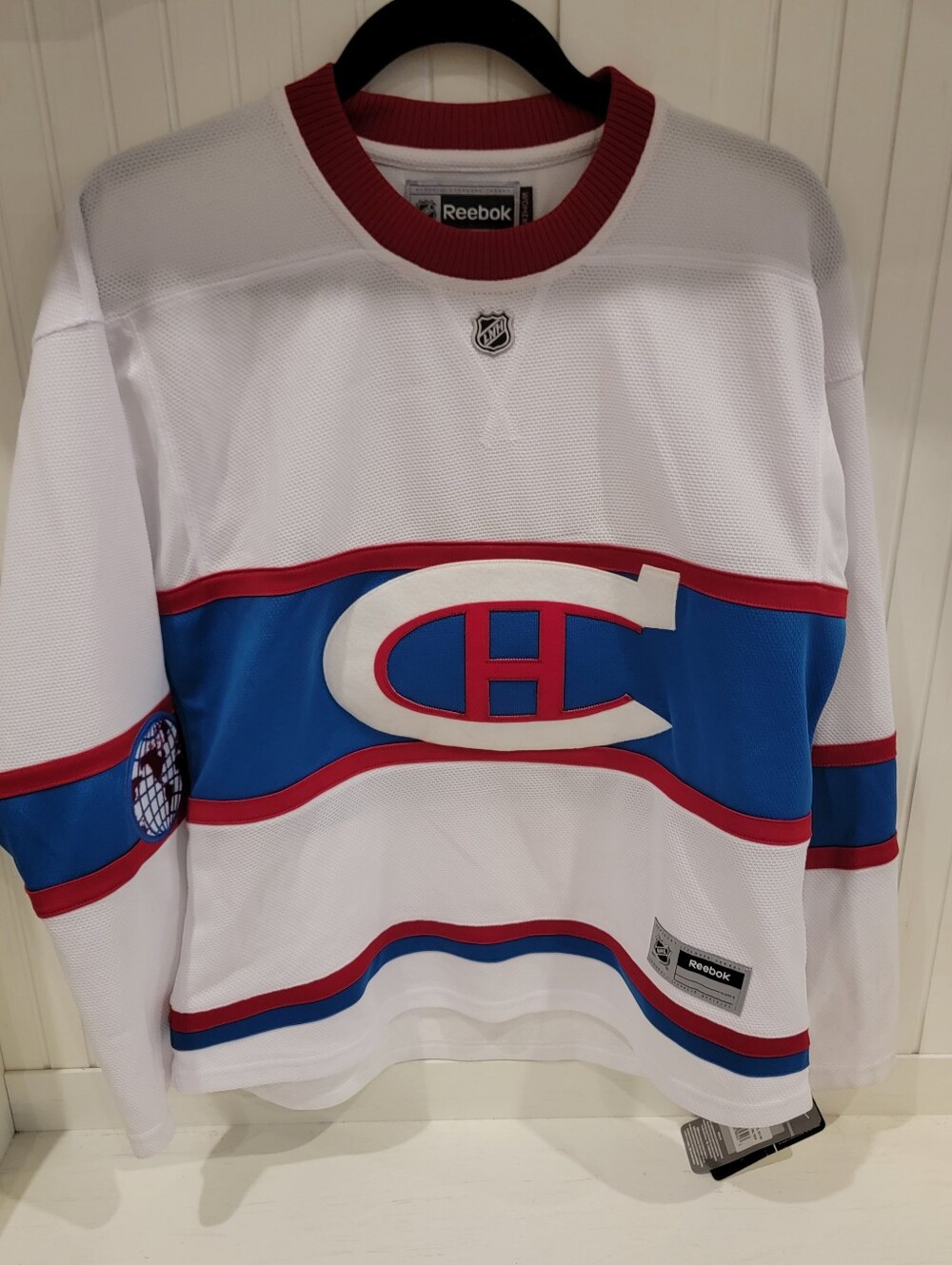 Reebok Womens Montreal Canadiens White/Blue Hockey Jersey